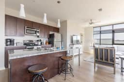 Luxurious Top Floor 2 Br 2 Ba Downtown Corner Condo- 604